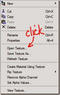 Open a texture Open a texture