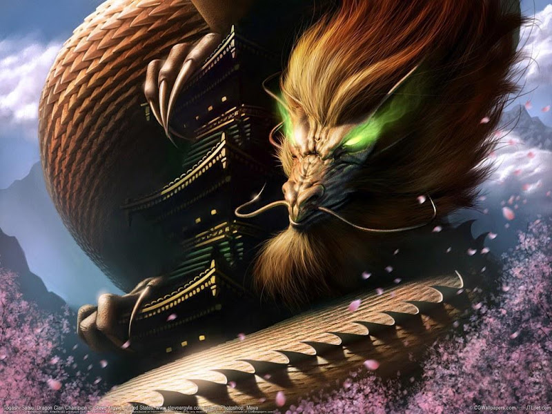 Dragon Background, Dragons