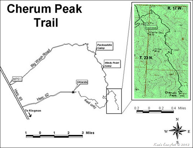 MAP-Cherum Peak Trail