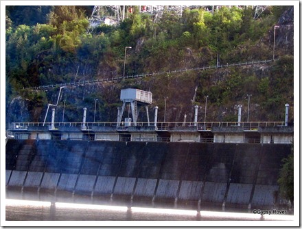 Underground tailraces take the water straight down to the turbines 1.5km below.