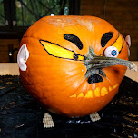 hitler pumpkin at the halloween potluck in Toronto, Canada 
