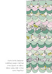 A sketch of the scallops of fabrics that would overlap to create the photobooth backdrop. A sketch of the scallops of fabrics that would overlap to create the photobooth backdrop.