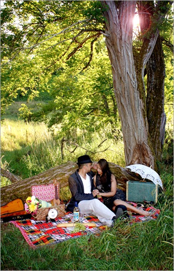 Stylized Engagement Session Family Affair Photography