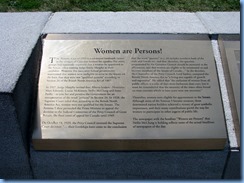 6221 Ottawa - Parliament Buildings grounds - Women Are Persons! statue 6221 Ottawa - Parliament Buildings grounds - Women Are Persons! statue