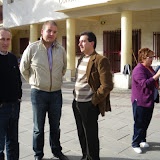 Pablo, alcalde de Daya Nueva; Adrian Ballester, director General del IVAJ; nuestro Alcalde y Emilia coordinadora de la Senda.