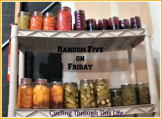 Two of the Shelves full of canned goodness!