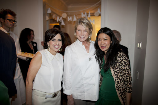Me, Martha, and Kate Berry, style director of Martha Stewart Weddings
