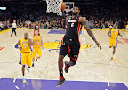 lebron james nba 130117 mia at lal 04 Boston Outlasts Miami in 2nd OT. LeBron Debuts Suede X PE!