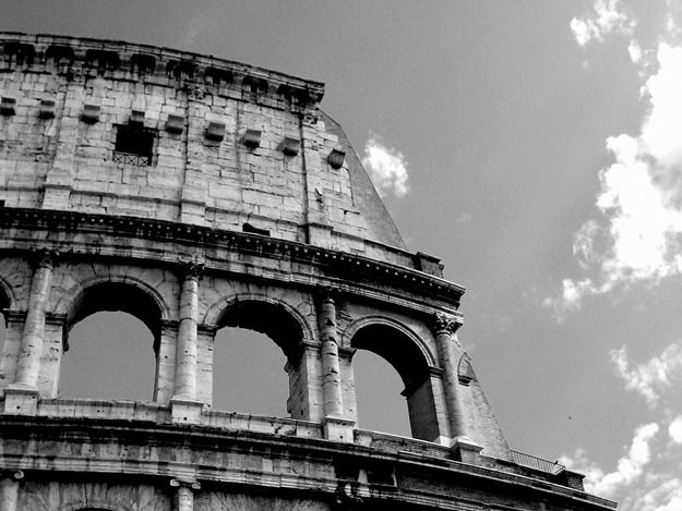 Coliseum Black and White Coliseum Black and White