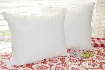 Craft Tip! Bed Pillow into TWO throw pillows![6]