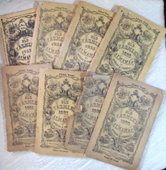 vintage magazine several Farmers Almanacs vintage magazine several Farmers Almanacs
