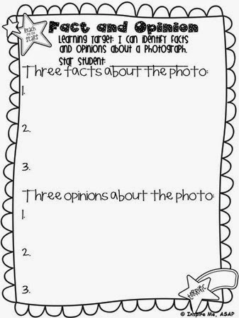 This blog post explains how to use photographs to each about facts and opinions! 