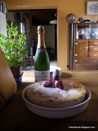 Gustav's birthday cheesecake