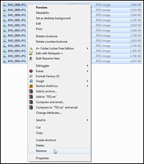 Rename banyak file di Windows Explorer