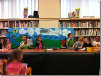 The Puppet Play for first grade!