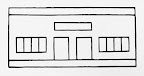store, 1995, screenprint, 8 x 17 in.