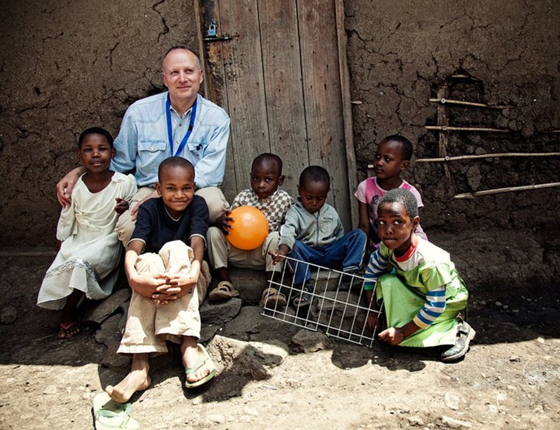 Walter and children