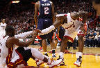 lebron james nba 120102 mia vs atl 01 King James Home and Away Nike LeBron 9 Shoes in Action