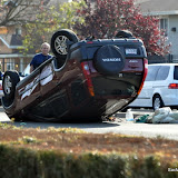A two car collision resulting in a rollover and one person transported to the hospital, occurred Tuesday afternoon on Franklin Blvd. just north of E parkway in the north bound lanes. North bound lanes of Franklin Blvd were shut down during the incident. News_111122_VehicleAccident_SouthSac