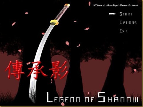 Legend of Shadow タイトル Legend of Shadow タイトル