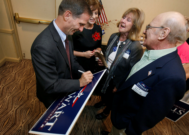 Utah Rep. Chris Stewart, among the skeptics of climate change science and President Barack Obama&rsquo;s attempts to use federal regulations to curb carbon emissions, is the new chairman of the House environmental subcommittee charged with overseeing the politically charged debate. Photo: Scott Sommerdorf / Salt Lake Tribune