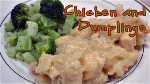 chicken and dumplings chicken and dumplings