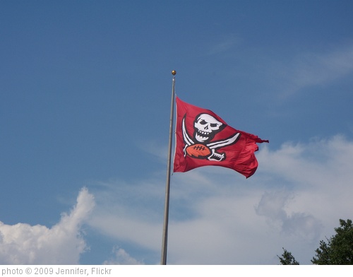 'Tampa Bay Buccaneers Flag' photo (c) 2009, Jennifer - license: http://creativecommons.org/licenses/by-sa/2.0/