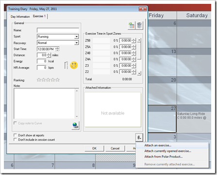 ProTrainer 5 add RCX5 Workout