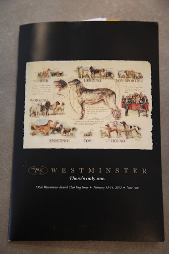 It's the packet for the 136th Westminster Kennel Club Dog Show!  G.K. has been gearing up for this for months!