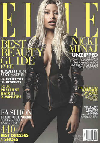 Nicki Minaj on Elle cover