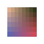 color palette 32, 2012, digital c-print (single edition), 40 x 40 in.