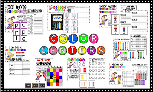 our color day fun unit and