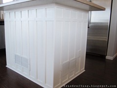 DIY batten and board kitchen island