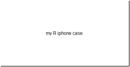 R on Your iPhone (Not the Way You Think)