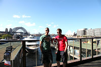 Me and Aubain at Circular Quay