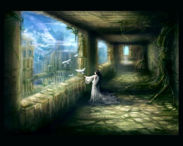 Beauty And White Doves, Magic Beauties 3