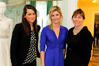 From left to right: Stephanie Balls from Marketing and Public Relations for Peggy Porschen Cakes; Tory Louth, Bespoke Manager for Peggy Porschen Cakes; Sassi Holford, designer. From left to right: Stephanie Balls from Marketing and Public Relations for Peggy Porschen Cakes; Tory Louth, Bespoke Manager for Peggy Porschen Cakes; Sassi Holford, designer.