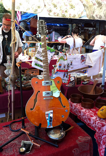 The guitar would be beautiful on display in a music-lovers home. The guitar would be beautiful on display in a music-lovers home.