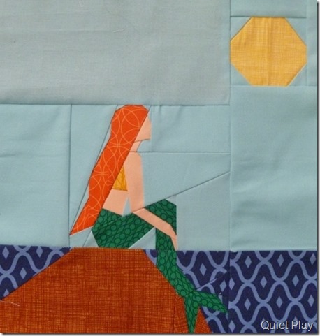 Paper Pieced Little Mermaid 