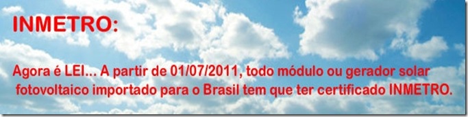 Solar Brasil Lei Inmetro