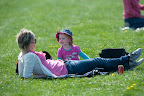 Mummy relaxing at the Grassroots, a great day out