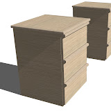 3d Design for Bedside Cabinets