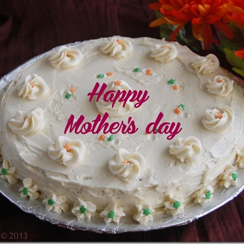 Eggless vanilla cake with butter cream frosting