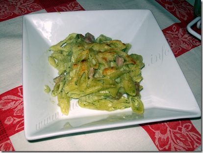 Pasta besciamella prosciutto e spinaci (31)