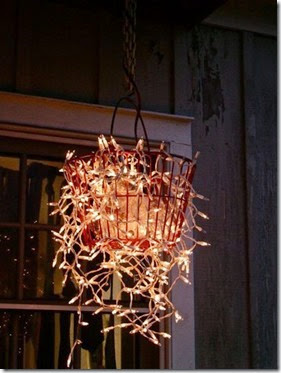 basket of non-christmas lights basket of non-christmas lights