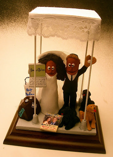 Jewish Wedding Cake Topper by wwwmagicmudcom Any professions or hobbies 