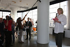 Martha addressed the crowd and we're told that she spoke at great length about how wonderful our blog is.