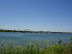 Riding back toward the city on the Lachine Canal Bike Path - view of the St. Lawrence River