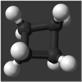 220px-Cyclobutane-buckled-3D-balls