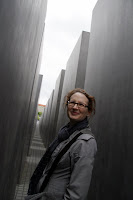 Kristy inside the memorial
